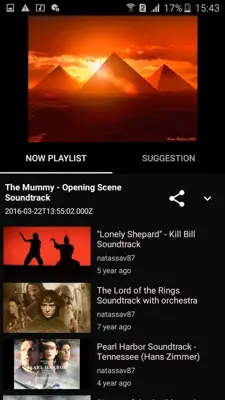 Movie Soundtrack Music android App screenshot 0