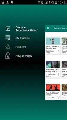 Movie Soundtrack Music android App screenshot 3